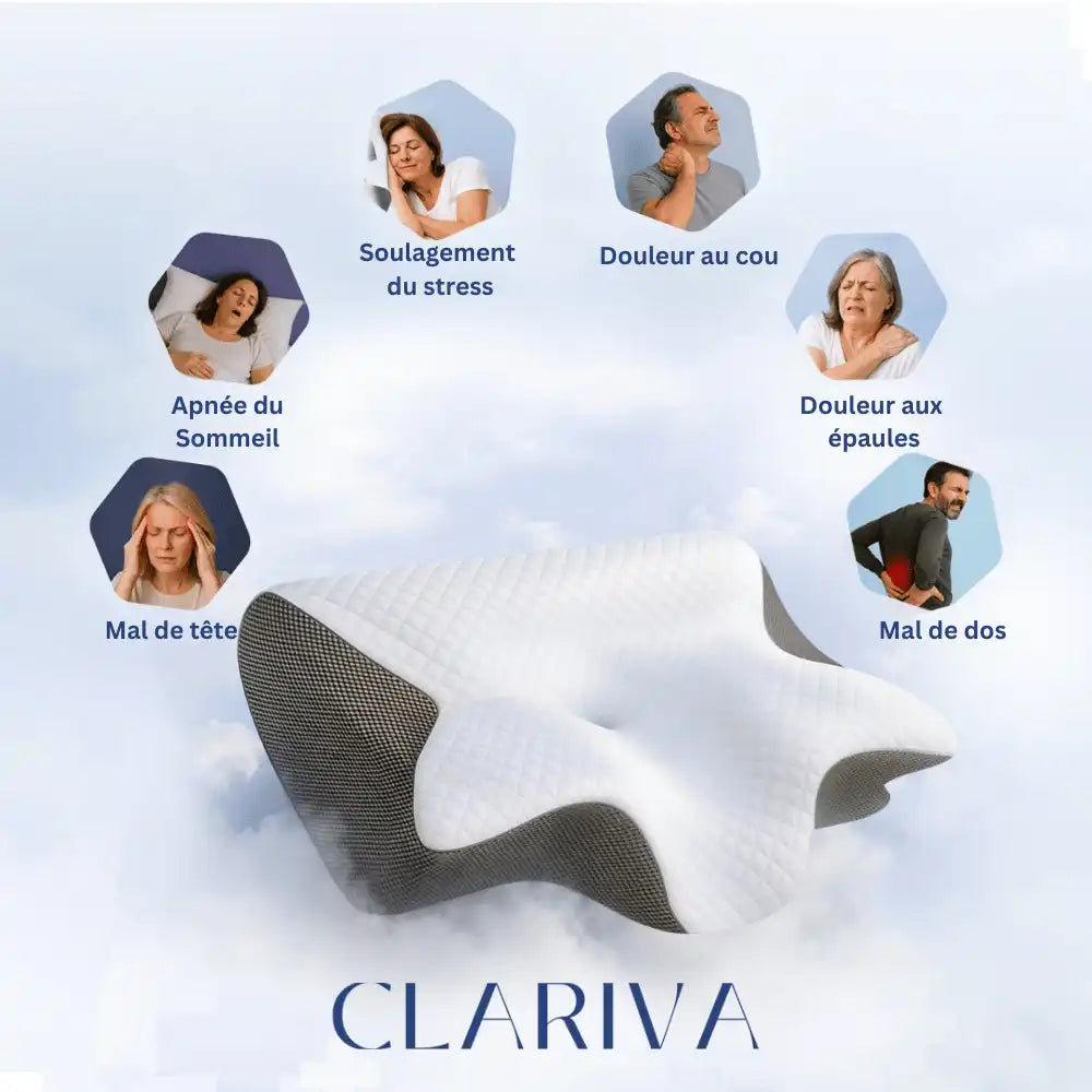 L'oreiller DormiZen™ - Soulagement Cervical