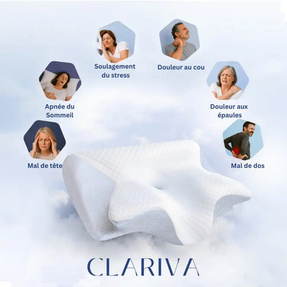 L'oreiller DormiZen™ - Soulagement Cervical