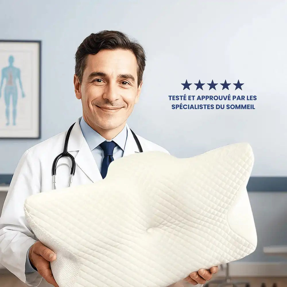 L'oreiller DormiZen™ - Soulagement Cervical